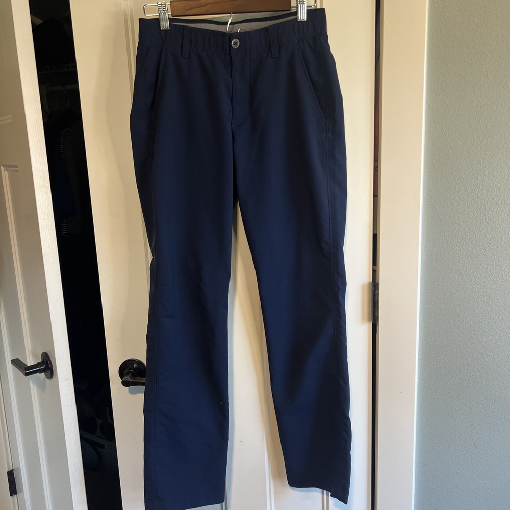 Men's Under Armour Golf Pants~30x32~Navy Blue~Slacks-Khakis